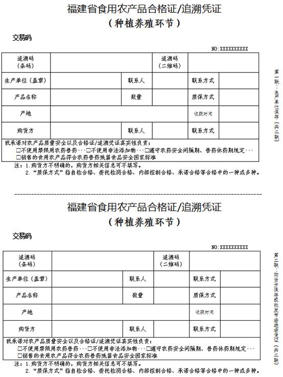 一篇看懂食用农产品合格证